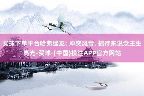 买球下单平台哈弗猛龙: 冲突风雪, 招待东说念主生高光-买球·(中国)投注APP官方网站