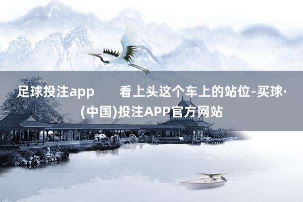足球投注app       看上头这个车上的站位-买球·(中国)投注APP官方网站