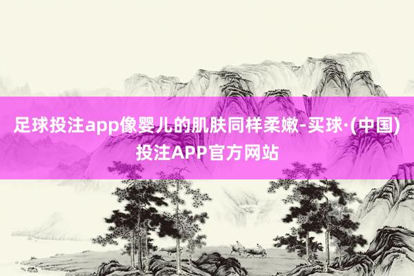 足球投注app像婴儿的肌肤同样柔嫩-买球·(中国)投注APP官方网站