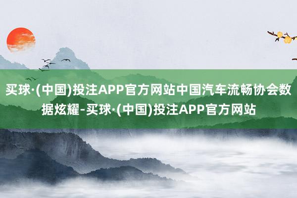 买球·(中国)投注APP官方网站中国汽车流畅协会数据炫耀-买球·(中国)投注APP官方网站