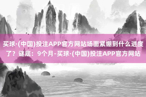 买球·(中国)投注APP官方网站场面紧绷到什么进度了？谜底：9个月-买球·(中国)投注APP官方网站