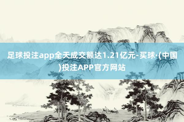 足球投注app全天成交额达1.21亿元-买球·(中国)投注APP官方网站