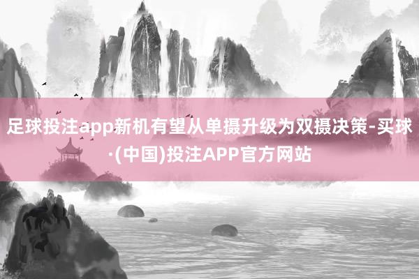 足球投注app新机有望从单摄升级为双摄决策-买球·(中国)投注APP官方网站
