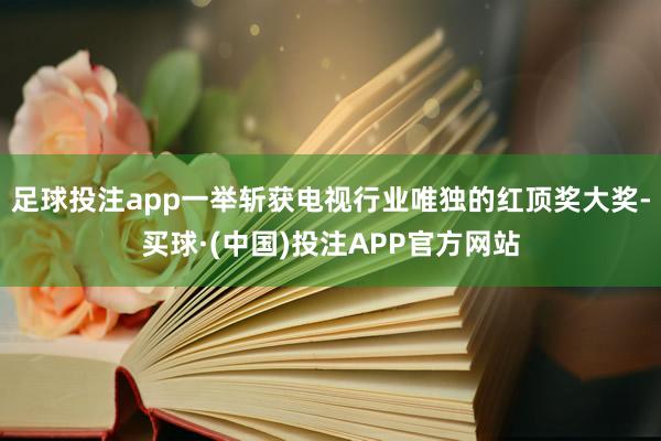 足球投注app一举斩获电视行业唯独的红顶奖大奖-买球·(中国)投注APP官方网站
